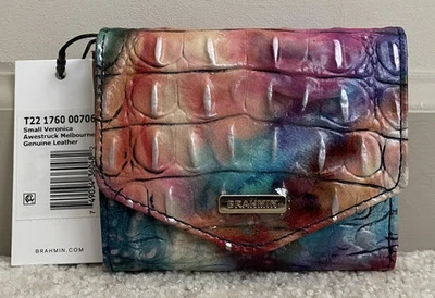 Brahmin Melbourne SMALL VERONICA Trifold Envelope Lthr Wallet AWESTRUCK NWT NIP - Image 1 of 4