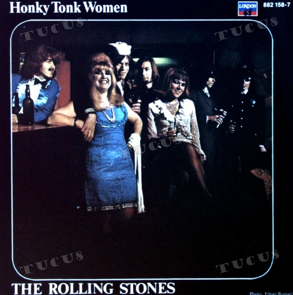 The Rolling Stones - Honky Tonk Women / You Can't Always Get What GER 7" '* - Image 1 of 1
