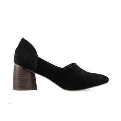 Sbicca Volin Women's Black Suede Block Heel Shoes 8M Black - Image 1 of 4