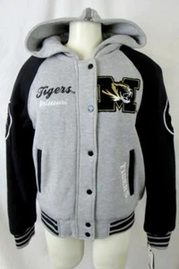 Missouri Tigers Women Medium Full Zip Embroidered Jacket w/ Zip Open Hood UMZ 9 - Picture 1 of 12