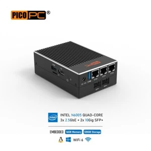 Mini PC Firewall Router 3 LAN 2,5GbE 10Gig SFP+, 16GB RAM, 128GB Speicher, WLAN 6 - Bild 1 von 4
