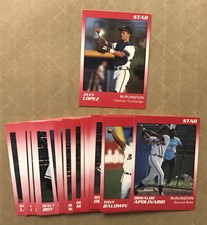 1990 BURLINGTON BRAVES TEAM SET (31 CARDS) JAVY LOPEZ