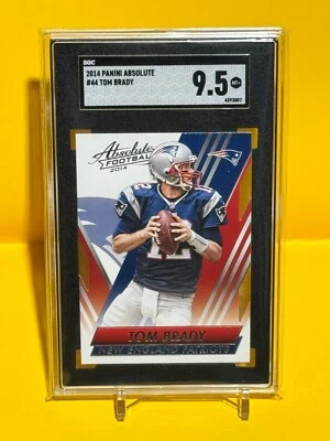 2014 Panini Absolute #44 Tom Brady SGC 9.5! MT+! HOF! Rare!! - Image 1 of 2