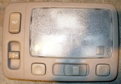 Interruptor de control de techo corredizo 92-00 Lexus SC300 SC400, domo bronceado claro Foto 1 de 2