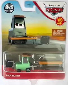 Disney Pixar Cars R 2021 RICH HURRY SAVE 8% - Picture 1 of 1