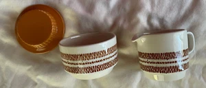 ^VINTAGE  BILTON'S (MADE IN ENGLAND)   ANTIQUE CREME & SUGAR BOWLS - Picture 1 of 10