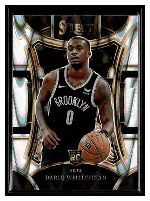 2023-24 Panini Select #308 Dariq Whitehead Mezzanine Tectonic Prizm RC Nets - Image 1 of 2