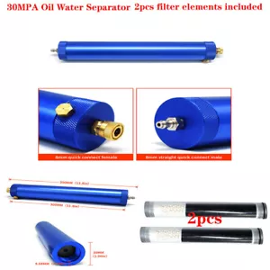 PCP Air Filter Compressor Pump Oil water Separator Aluminium Alloy 30MPa 4500psi - Picture 1 of 12