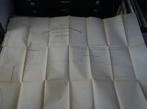 Antique Map "Plan and Elevation of Draw-Bridge Piers... Falls of the Ohio." - Picture 1 of 12