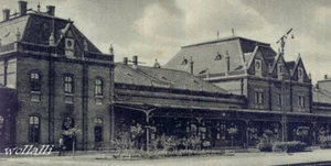 Rarität Bahnhof La Gare Station Cegled Hungary Allomas Statione 17.10.1942 - Bild 1 von 3