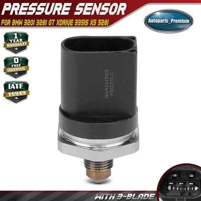 Fuel Pressure Sensor for BMW 320i 328i GT xDrive 335is X5 528i 550i X3 428i X1 - Image 1 of 4