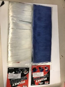 PC Racing Motorcycle Helmet Mohawk Mohawk WHITE 01360016 AND BLUE 01360017 NEW - Picture 1 of 9