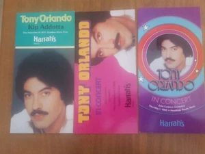3 Tony Orlando 1979 1980 Harrah's Reno Promi Postkarten groß - Bild 1 von 5