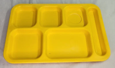 Cafeteria TRAEX Picnic School Lunch 6 Compartment Divider Tray SOLD SINGLE READ! - Image 1 of 2