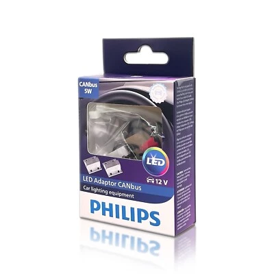 2x 全新! 飞利浦 LED 适配器 Canbus 警告罐 5W 12956X2 | 2 件装 — 第 1/4 张图片