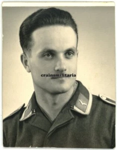 Orig. Foto Portrait Nachtjagd Pilot NJG1 - KIA Florennes Belgien 1943 Lommel - Bild 1 von 1