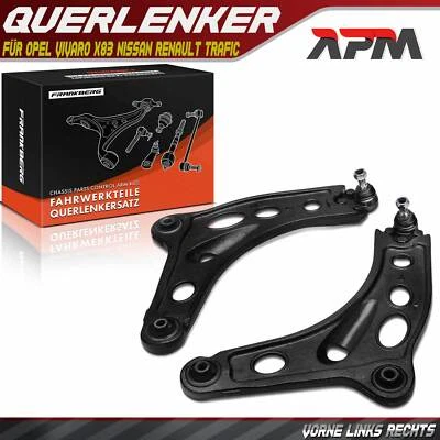 2x wishbone wheel suspension front L + R for Opel Vivaro X83 Nissan Renault Trafic - Image 1 of 4