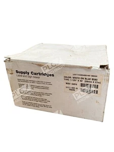 Brady 2-8239-00 White on Blue B580 1.125"X90' Tape Roll Cartridge - Picture 1 of 5
