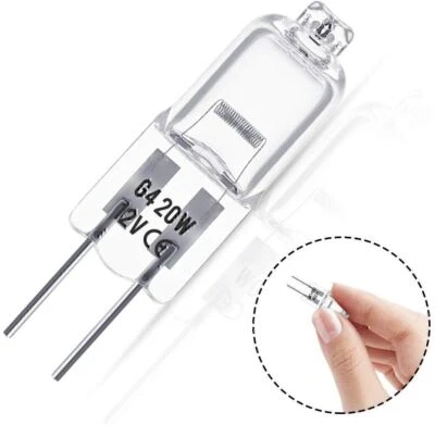 10x G4 Halogen-Lampe Bi-Pin Stiftsockellampe 12V 5W 10W 20W Warmweiße Glühbirne - Bild 1 von 4