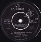 Herman’s Hermits ORIG UK 45 My sentimental friend VG+ ’69 Columbia Merseybeat