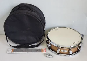 2011 Pacific Drums PDP All-Maple M5 Series Snare 5" x 14" Natural Charcoal Burst - Picture 1 of 16