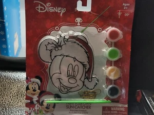 Disney Mickey Mouse Paint Your Own Sun Catcher 2015 New Christmas Collect Gift - Picture 1 of 5