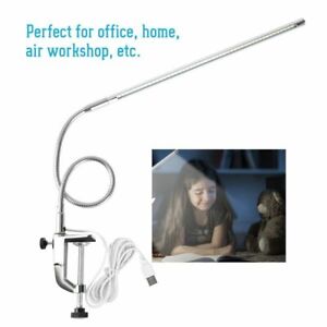 USB Adjustable LED Desk Clip Table Lamps for Manicure Reading Tattoo Light Great