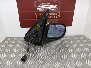 2006 SSANGYONG REXTON DRIVERS SIDE WING MIRROR E4012180 POWER FOLD IN BLACK - Picture 1 of 8