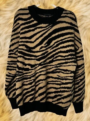 Sanctuary 长袖动物印花大号毛衣 — 第 1/4 张图片