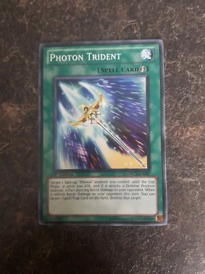 Photon Trident Spell 1st Edition YuGiOh Card ORCS-EN087 - Image 1 of 2