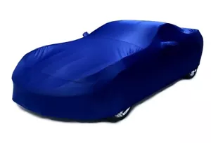 For 2014-2019 C7 Corvette -Indoor Stretch Color Matched Car Cover in Laguna Blue - Foto 1 di 3