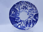 ROYAL CROWN DERBY BLUE AND WHITE GILT SAUCER 1ST QUALITY C.1954