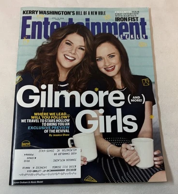 April 15, 2016 Entertainment Weekly #1410 ~ GILMORE GIRLS, Kerry Washington - Image 1 of 3