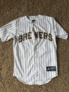 Prince Fielder Milwaukee Brewers Jersey - Picture 1 of 3
