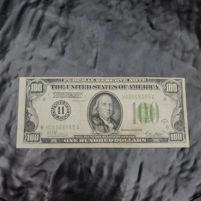 1928-A $100 REDEEMABLE IN GOLD Federal Reserve Note St. Louis MO Banknote USA💰 - Image 1 of 4