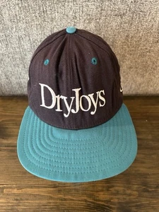 Cappello Vintage FootJoy DryJoys Snapback Nuova Era FJ Golf Cap USA Blu Med. Grande - Foto 1 di 6