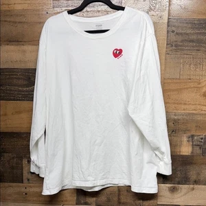 VS PINK Oversized Heart Logo Longsleeve Campus Tee Damen Gr. XXL - Bild 1 von 6