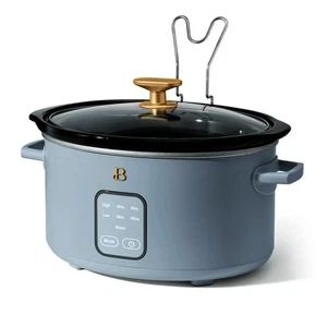 Beautiful 4Qt Slow Cooker Cornflower Blue | Drew Barrymore | Touch Display | Dig - Picture 1 of 7