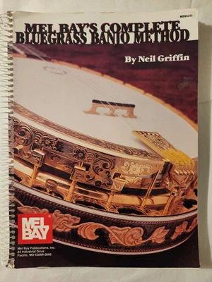 MEL BAYS COMPLETE BLUEGRASS BANJO METHOD - BANJO TUTOR BOOK - Image 1 of 4