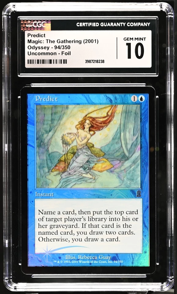 PREDICT Odyssey Foil CGC 10 Gem Mint MTG [Nostalgium] - Image 1 of 2