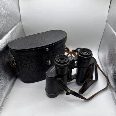 Vintage Made In USSR Fernglas БПЦ5 8x30M 80er Jahre mit Ledertasche - Bild 1 von 4