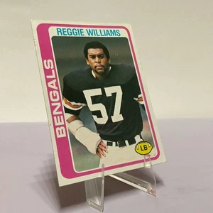 🏈 1978 Topps REGGIE WILLIAMS 229 Bengals * Carta Calcio * Croccante - Foto 1 di 3