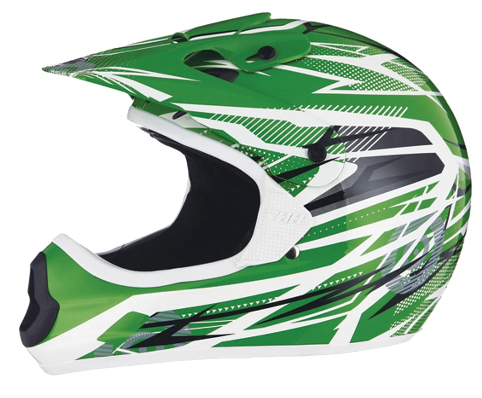 Casco todoterreno THH TX-10 Bolt Youth MX verde/blanco LG Foto 1 de 1