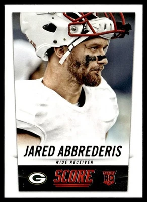 2014 Score Jared Abbrederis Rookie Green Bay Packers #379 - Image 1 of 2