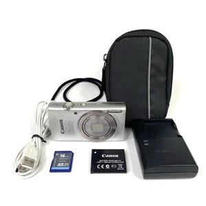 Canon PowerShot ELPH 180 20MP Digital Camera Digicam - Sliver Tested Working* - Picture 1 of 13