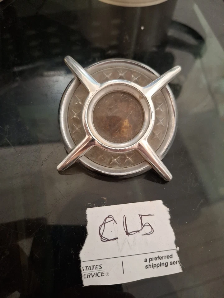 DE COLECCIÓN 1960 61 FORD GALAXIE STAR REVESTIMIENTO TECHO LATERAL VELA PANEL EMBLEMA FABRICANTE DE EQUIPOS ORIGINALES FOMOCO Foto 1 de 4