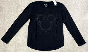 Nuevo con etiquetas Gap For Good Size 14/16 Negro Disney Algodón Orgánico Manga Larga - Imagen 1 de 5