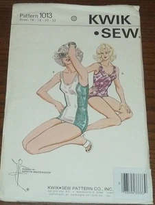 Kwik Sew 1013 Misses Size 16,18,20,22 Swimsuit Bathing Suit Sewing Pattern Uncut - Picture 1 of 1