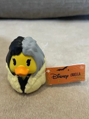 NUEVO, DISNEY CRUELLA - HALLOWEEN - Pato de goma - 2,5" Foto 1 de 3
