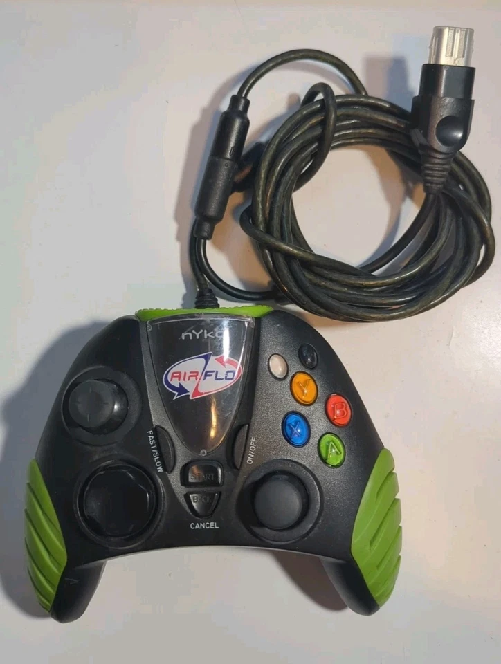 Nyko Air Flo Wireless Controller For Original Xbox - Black w/Dongle - Image 1 of 1